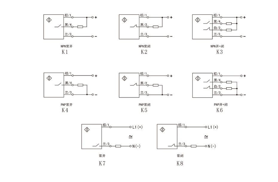 超小型接近開關怎么接線？